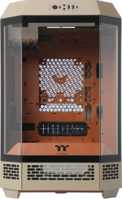 Корпус Thermaltake The Tower 300 Gravel Send коричневый без БП mATX 8x120mm 6x140mm 2xUSB3.0 audio bott PSU