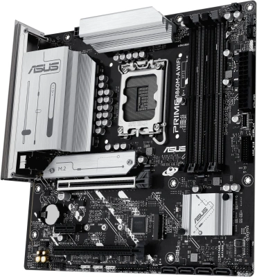 Материнская плата Asus PRIME B860M-A WIFI Soc-1851 Intel B860 4xDDR5 mATX AC`97 8ch(7.1) 2.5Gg RAID+HDMI+DP