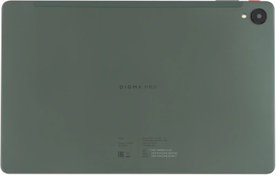 Планшет Digma Pro Pulse T606 (1.6) 8C RAM8Gb ROM128Gb 10.4" In-Cell 2000x1200 4G Android 14 темно-зеленый 13Mpix 5Mpix BT WiFi microSD 128Gb 7000mAh 500hrs