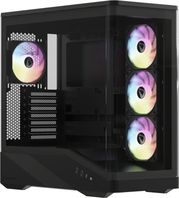 Корпус Formula Crystal U9 PA черный без БП ATX 9x120mm 3x140mm 2xUSB3.0 audio bott PSU