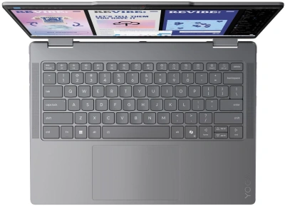 Ноутбук Lenovo Yoga 7 14ILL10 Core Ultra 5 226V 16Gb SSD512Gb Intel Arc 130V 14" OLED Touch WUXGA (1920x1200) без ОС grey WiFi BT Cam (83JQ003GRK)