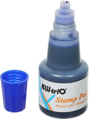 Краска штемпельная Kw-Trio 290072 оттис.:синий 24мл
