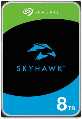 Жесткий диск Seagate SATA-III 8TB ST8000VX010 Surveillance Skyhawk 4KN (5400rpm) 256Mb 3.5"