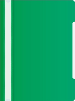 Папка-скоросшиватель Бюрократ -PS20GRN A4 прозрач.верх.лист пластик зеленый 0.12/0.16