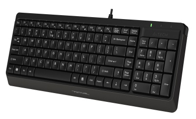 Клавиатура A4Tech FK15 черный USB (FK15 BLACK) кабель 1.5м