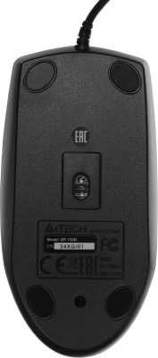 Мышь A4Tech OP-730D черный оптическая 1200dpi USB 4but