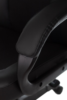 Кресло игровое Zombie Game 17 черный ткань/эко.кожа крестов. пластик