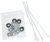 Патч-панель Cabeus PLHD-48-CAT.5E-DUAL 19" 1U 48xRJ45 кат.5E UTP