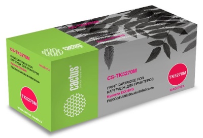Картридж лазерный Cactus CS-TK5270M TK-5270M пурпурный (6000стр.) для Kyocera Ecosys P6230cdn/M6230cidn/M6630cidn