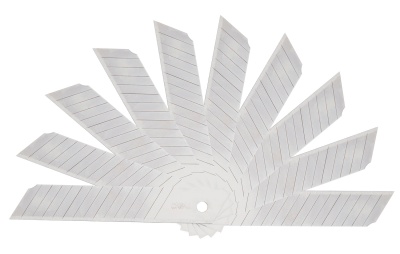 Лезвия для канцелярского ножа Deli E2017 шир.лез.18мм сталь (упак.:10шт) пласт.кор.