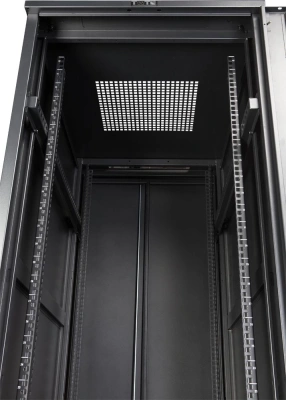 Шкаф коммутационный Lanmaster Business (TWT-CBB-18U-6X10-P1) напольный 18U 600x1000мм пер.дв.перфор. 2 бок.пан. задн.дв.перфор.2-хст. 800кг черный 926мм 47.5кг 988мм IP20 сталь