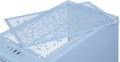 Корпус Thermaltake Ceres 350 MX Hydrangea голубой без БП E-ATX 2x140mm 2xUSB3.0 audio bott PSU