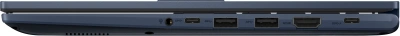 Ноутбук Asus VivoBook 14 X1404VA-I712512 Core i7 1355U 12Gb SSD512Gb Intel UHD Graphics 14" IPS FHD (1920x1080) Windows 11 Home Multi Language blue WiFi BT Cam (90NB10I1-M016A0)
