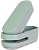 Дырокол Deli NS088green макс.:10лист. пластик зеленый отв.:1