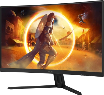 Монитор AOC 31.5" Gaming CQ32G4VE черный VA LED 16:9 HDMI матовая 300cd 178гр/178гр 2560x1440 180Hz DP Quad HD 2K (1440p) 7.31кг