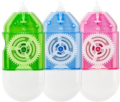 Лента коррект. Deli EH353 8мх5мм ассорти корпус белый блистер