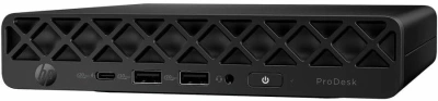 Неттоп HP ProDesk 4 G1i mini U5 235T (2.2) 16Gb SSD512Gb Graphics Windows 11 Pro GbitEth WiFi BT 90W kb мышь клавиатура черный (BS7M0UT)
