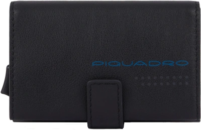 Чехол для кредитных карт Piquadro Urban PP5649UB00R/NGR черный/серый натур.кожа
