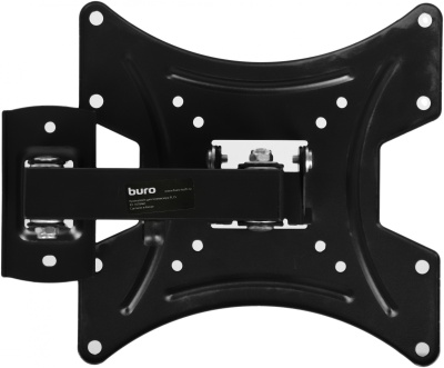 Кронштейн для телевизора Buro FL1S черный 20"-48" макс.15кг настенный поворот и наклон