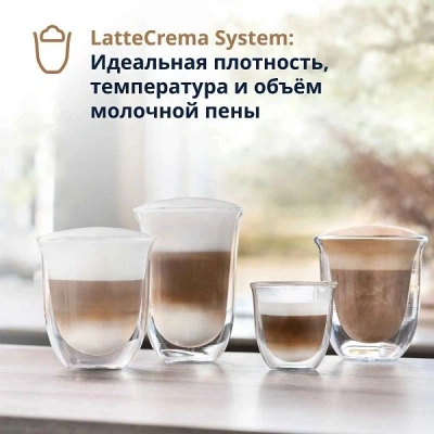 Кофемашина Delonghi Rivelia EXAM440.55.B 1450Вт серебристый/черный