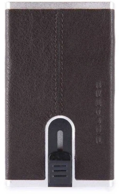 Чехол для кредитных карт Piquadro Black Square PP4825B3R/TM коричневый натур.кожа