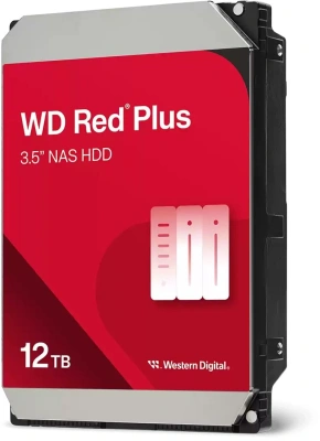 Жесткий диск WD SATA-III 12TB WD120EFGX NAS Red Plus (7200rpm) 512Mb 3.5"