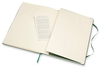 Блокнот Moleskine CLASSIC QP092K15 XLarge 190х250мм 192стр. нелинованный твердая обложка зеленый