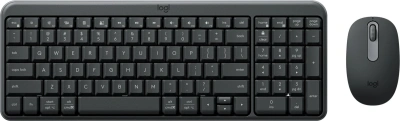 Клавиатура + мышь Logitech MK250 Compact MR0114 клав:графитовый мышь:графитовый USB беспроводная BT Multimedia (920-013853)