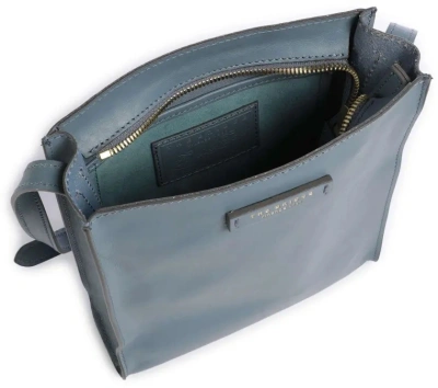 Сумка кросс-боди женская The Bridge Mirra 04160501/KP голубая натур.кожа