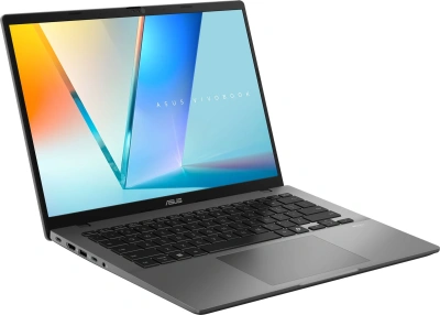 Ноутбук Asus VivoBook S14 S3407AA-SF076 Core Ultra 5 325 16Gb SSD512Gb Intel Graphics 14" OLED WUXGA (1920x1200) без ОС grey WiFi BT Cam (90NB1762-M004K0)