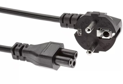 Кабель Premier 5-282 IEC C5 (3-pin) Евровилка угловой 1м (5-282(0.5) 1.0) черный (Bulk)