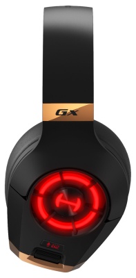 Наушники с микрофоном Edifier GX черный 2м мониторные USB оголовье