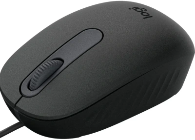 Мышь Logitech M86 черный оптическая 8000dpi USB для ноутбука 2but (910-007661)