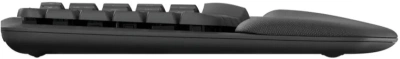 Клавиатура Logitech Wave Keys графитовый USB беспроводная BT/Radio slim Ergo LED (подставка для запястий) (920-012319)