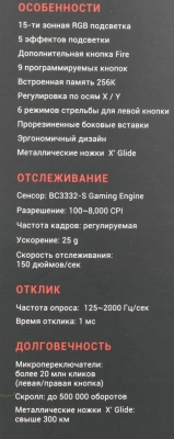 Мышь A4Tech Bloody J95s серый оптическая 8000dpi USB 9but (J95S GREY)