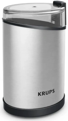 Кофемолка Krups GX204D10 200Вт сист.помол.:ротац.нож вместим.:85гр серебристый/черный