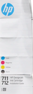 Картридж струйный HP 711 CZ135A пурпурный тройная упак. для HP DJ T120/T520