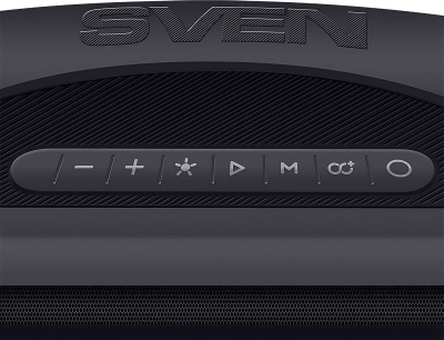 Колонка порт. Sven PS-380 черный 40W 2.0 BT/3.5Jack/USB 10м 3000mAh (SV-021290)