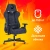 Кресло игровое Zombie VIKING KNIGHT Fabric синий Light-27 с подголов. крестов. металл Кресло игровое Zombie VIKING KNIGHT Fabric синий Light-27 с подголов. крестов. металл