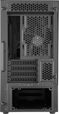 Корпус Cooler Master MasterBox NR400 w/o ODD черный без БП mATX 4x120mm 4x140mm 2xUSB3.0 audio bott PSU