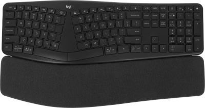 Клавиатура Logitech K860 черный USB беспроводная BT/Radio Multimedia Ergo (подставка для запястий) (920-010359)