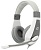 Наушники с микрофоном Оклик HS-L600 серый 1.8м мониторные оголовье (1532023)
