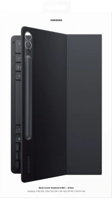 Чехол-клавиатура Samsung для Galaxy Tab S10+/S9+/S9 FE+ EF-DX820UBRGRU поликарбонат/полиуретан черный