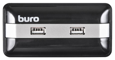 Разветвитель USB 2.0 Buro BU-HUB7-U2.0 7порт. черный