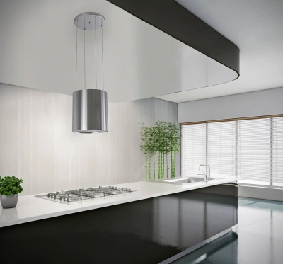 Вытяжка каминная MBS Petunia 350 Island Inox нержавеющая сталь управление: кнопочное (1 мотор)