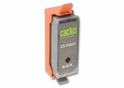 Картридж струйный Cactus CS-PGI35 черный (9мл) для Canon Pixma IP100 с чипом