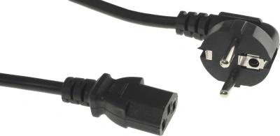 Шнур питания Rexant 11-1121 C13-Schuko проводник.:3x0.75мм2 1.8м 220В 6А черный