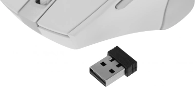 Мышь A4Tech Fstyler FG35 серебристый/белый оптическая 2000dpi беспров. USB 6but (FG35 SILVER)