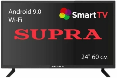 Телевизор LED Supra 24" STV-LC24ST0080W черный HD 60Hz DVB-T2 DVB-C USB WiFi Smart TV (RUS)