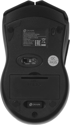 Мышь Оклик 495MW черный/золотистый оптическая 1600dpi беспров. USB для ноутбука 6but (998168)